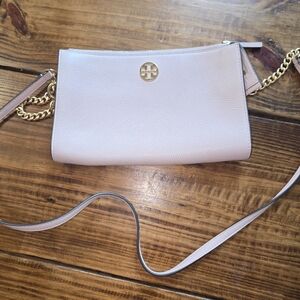 Tory Burch Blush Crossbody Bag with Gold Accents
